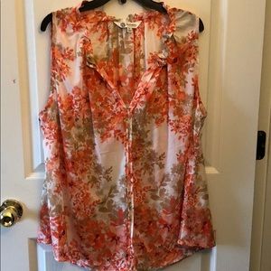 NWOT XL Bobeau Sleeveless top
